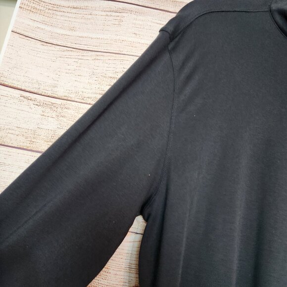 Cutter & Buck Men’s Pullover Black Sweater Size XXL/TTG  1/4 Zip Long Sleeve - Picture 3 of 16